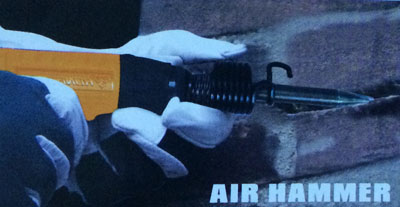 Air hammer working