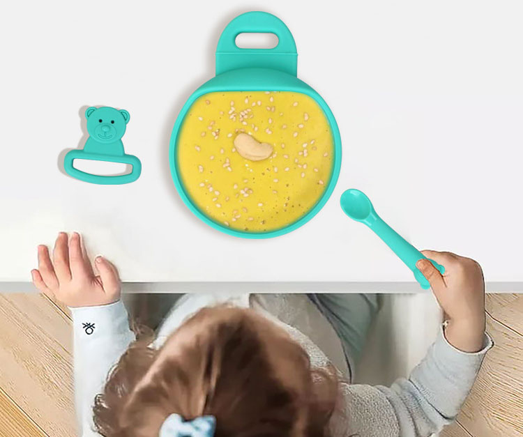 kids silicone bowl