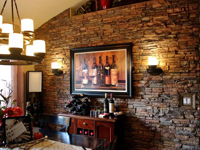 brick wallpaper for living room