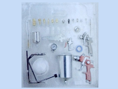 Air spay gun kits